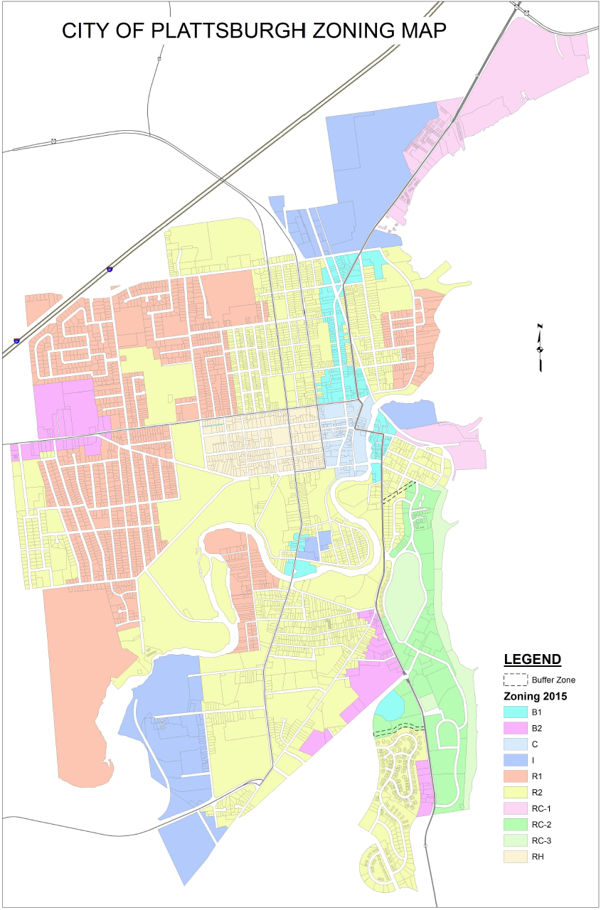 city of plattsburgh zoning map